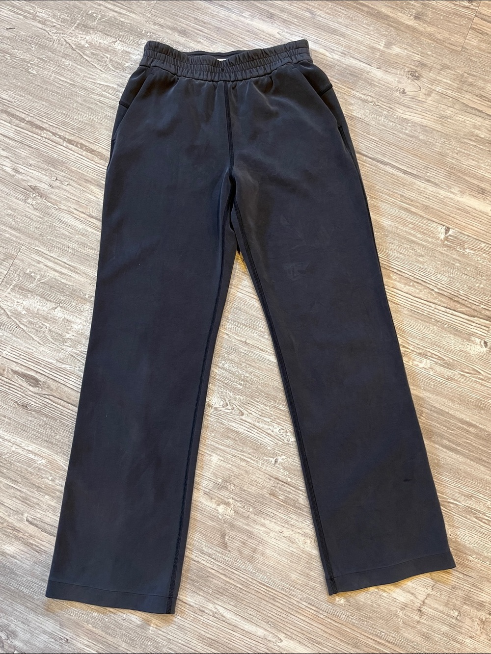 Black Lululemon Women’s Casual Elastic-Waist Pants
